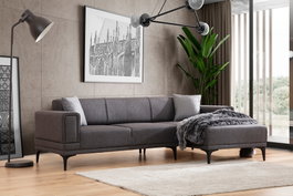 Atelier Del Sofa Horizon Right - Gris oscuro